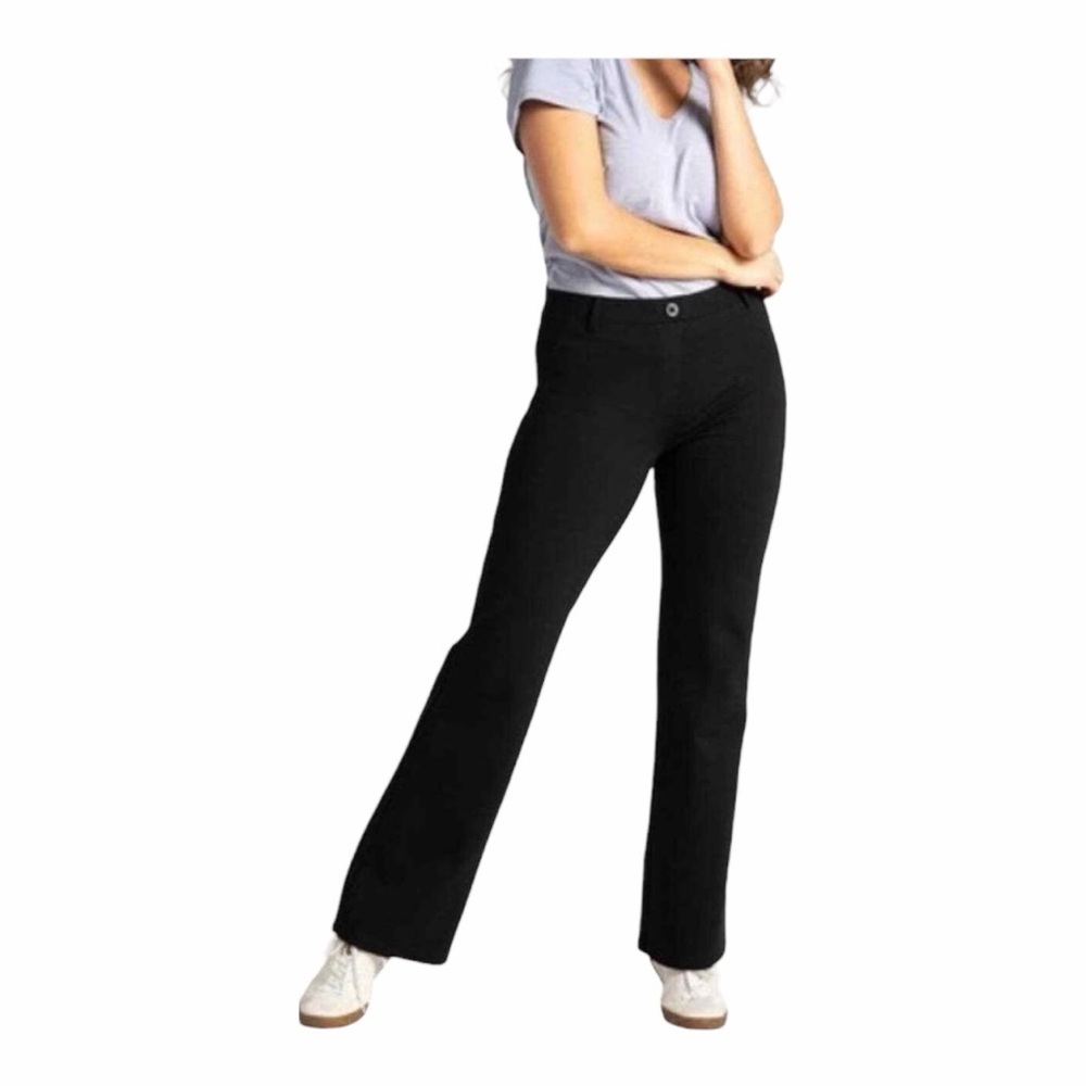 Betabrand Classic Bootcut Stretchy Elastic Waist Pants Size‎ 2XL Petite AC1